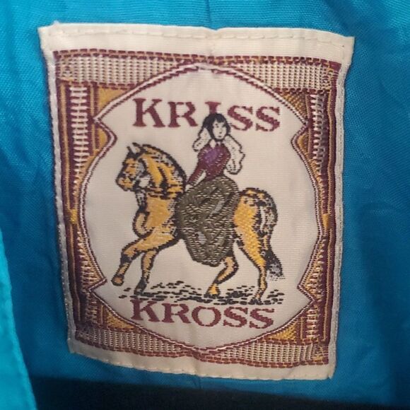 100% Silk Teal Blue Jacket - Picture 3 of 9